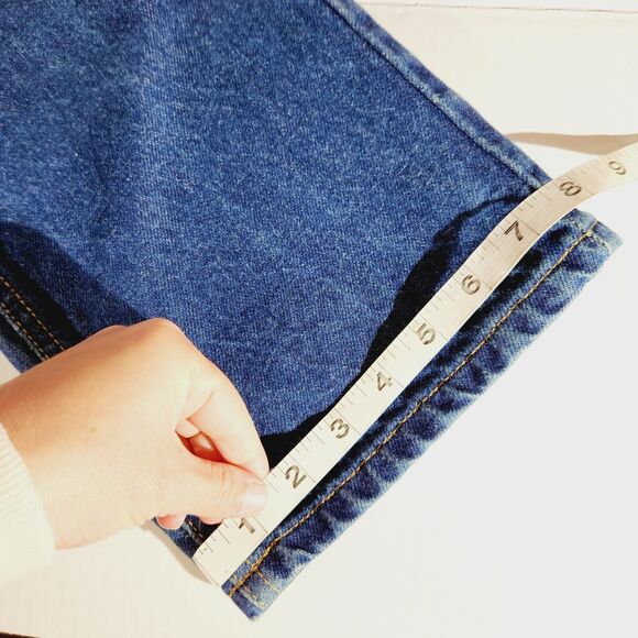 Tommy Hilfiger Jeans Womens 33x31 Straight Leg Dark Wash Vtg Logo Denim Blue - Picture 11 of 11